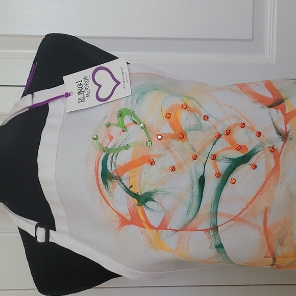 Custom Painted Wearable Art Apron #1407 - Picture 2 of 9